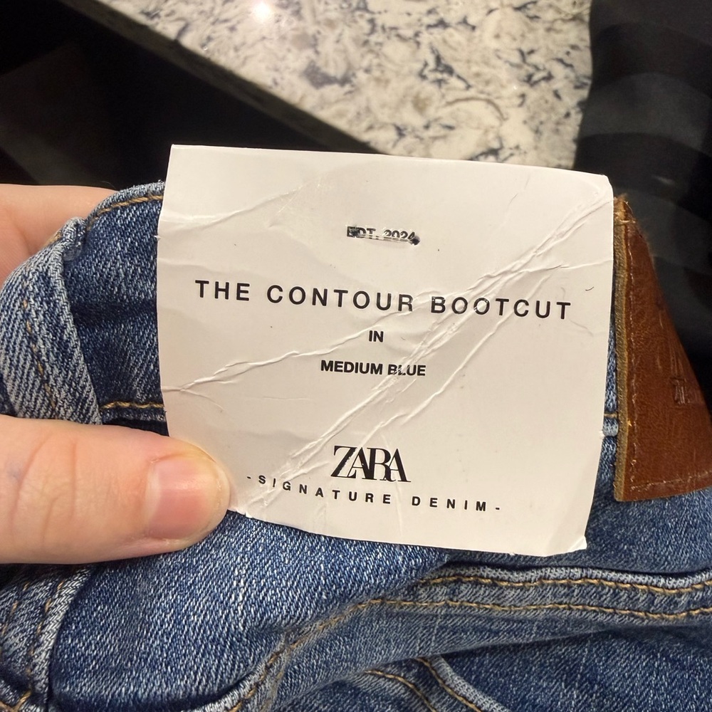 Women’s boot cut Zara blue jeans with tags - Picture 5 of 11